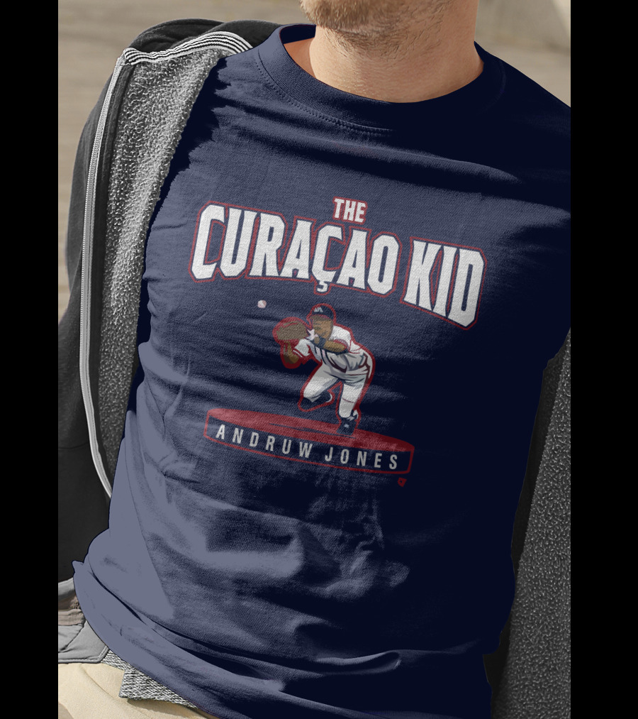 The Curaçao Kid Andruw Jones Baseball Player T-Shirt