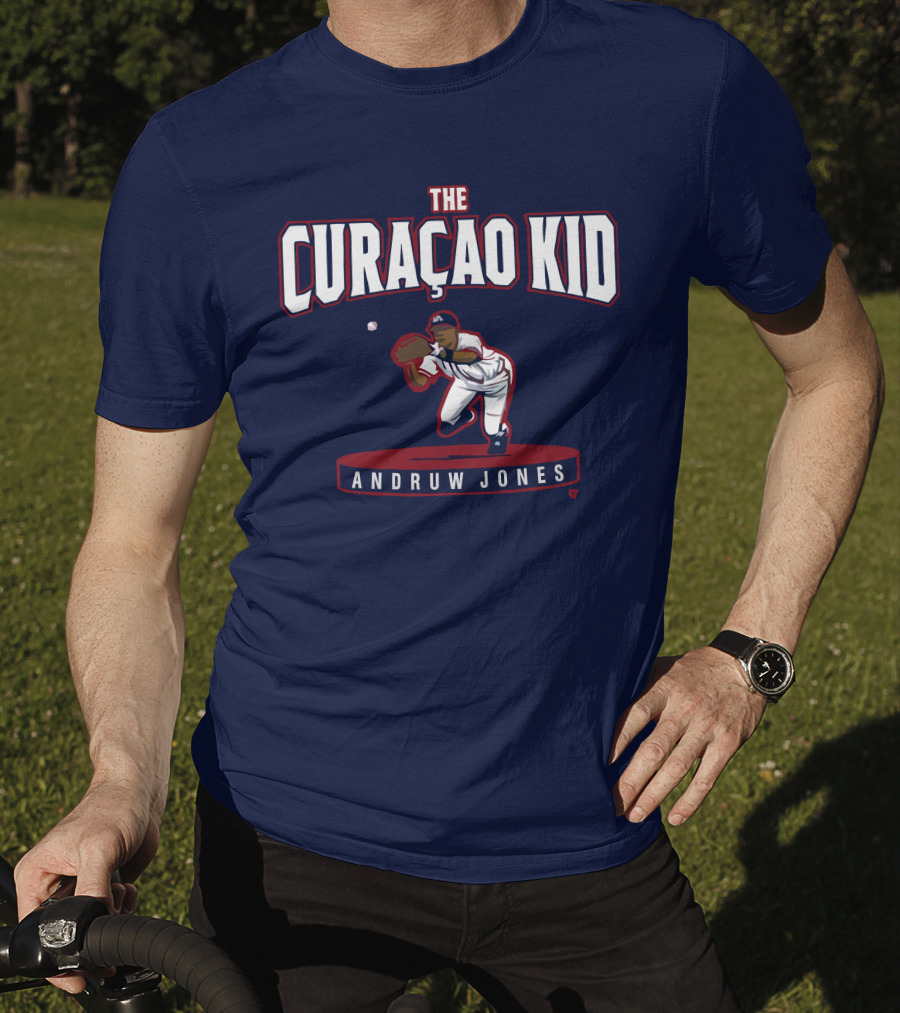 The Curaçao Kid Andruw Jones Baseball Player T-Shirt