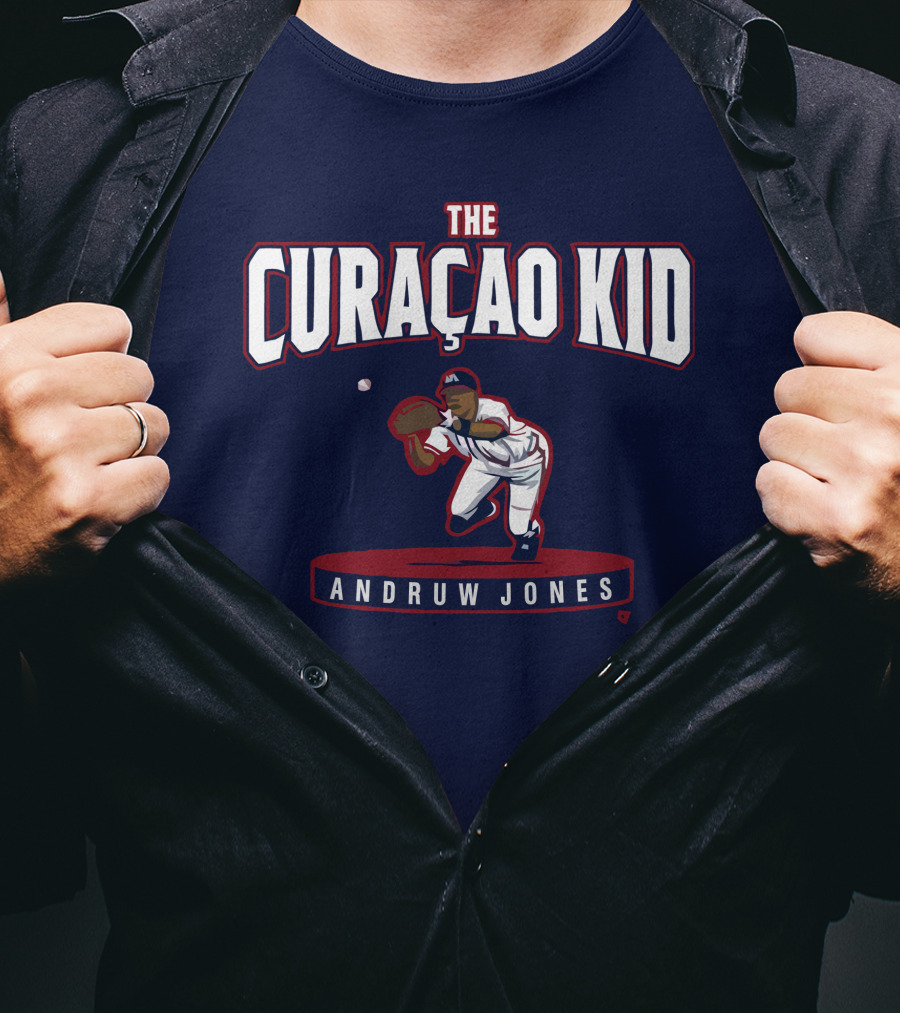 The Curaçao Kid Andruw Jones Baseball Player T-Shirt