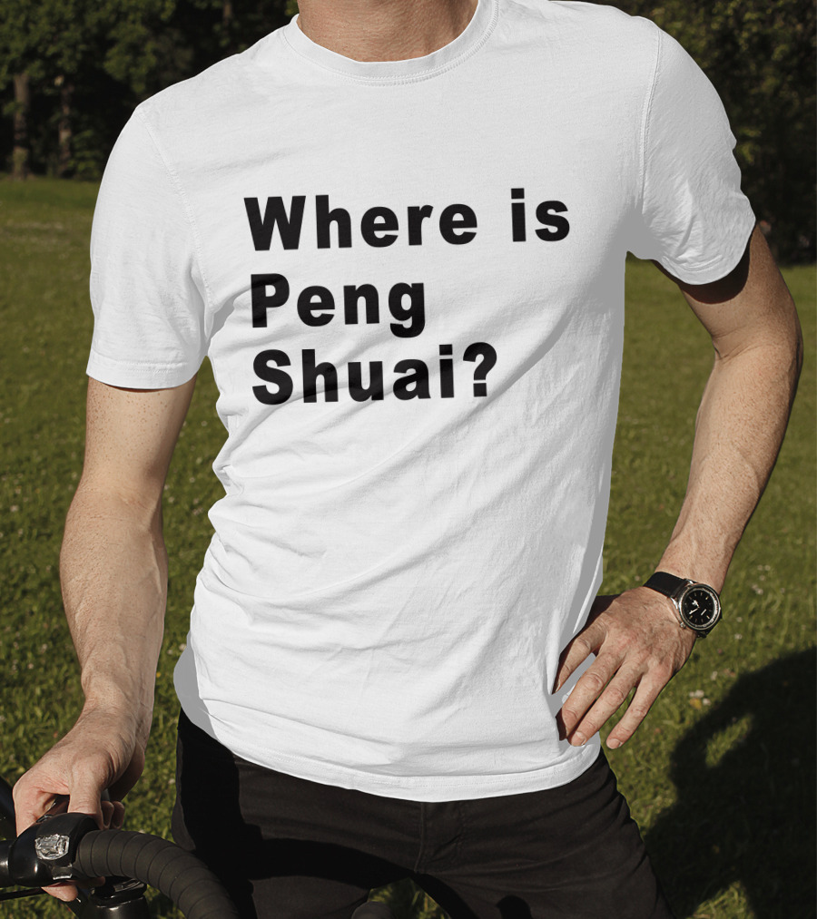 Where Is Peng Shuai Question T-Shirt