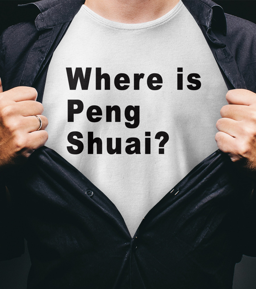 Where Is Peng Shuai Question T-Shirt