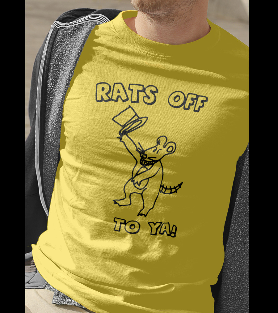 Rats Off To Ya Dancing Rat Top Hat T-Shirt