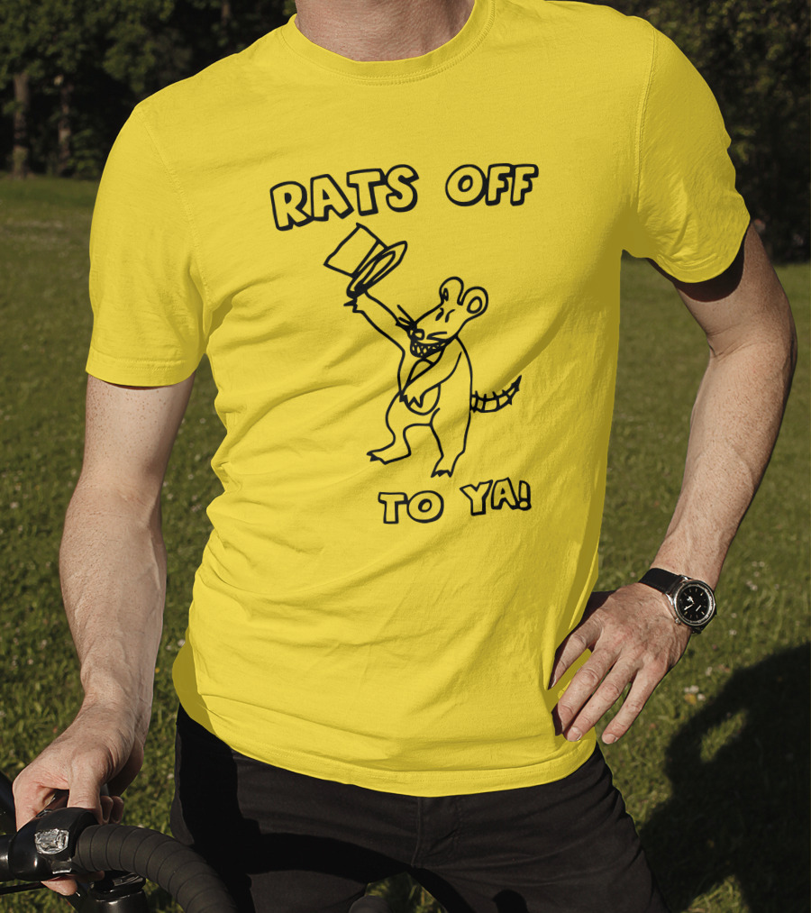 Rats Off To Ya Dancing Rat Top Hat T-Shirt