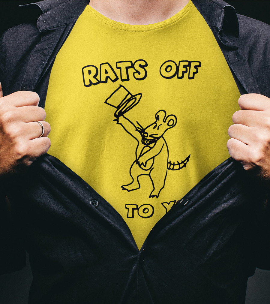 Rats Off To Ya Dancing Rat Top Hat T-Shirt