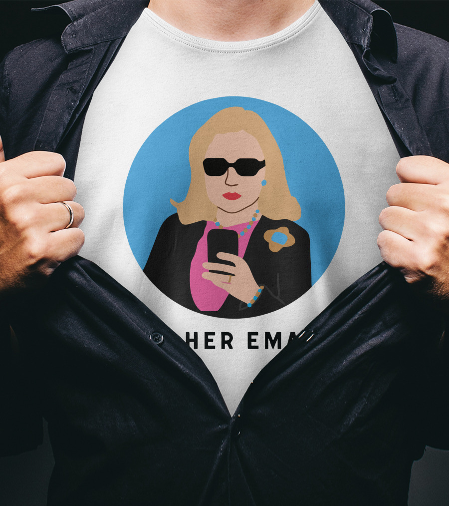 Hillary Clinton But Her Emails Iconic Sunglasses Meme T-Shirt