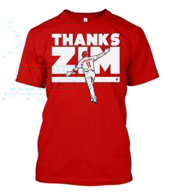 Thanks Zim Ryan Zimmerman 11 T-Shirt