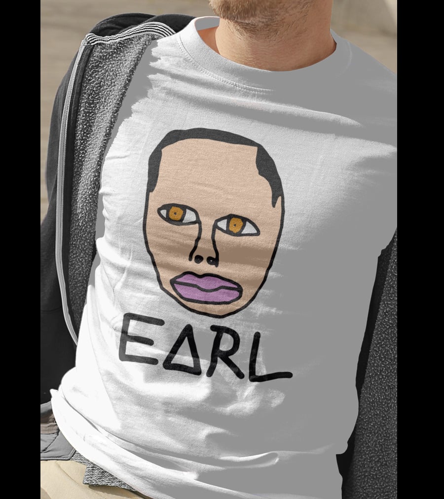Earl Sweatshirt Odd Future Free Earl Face Drawing T-Shirt