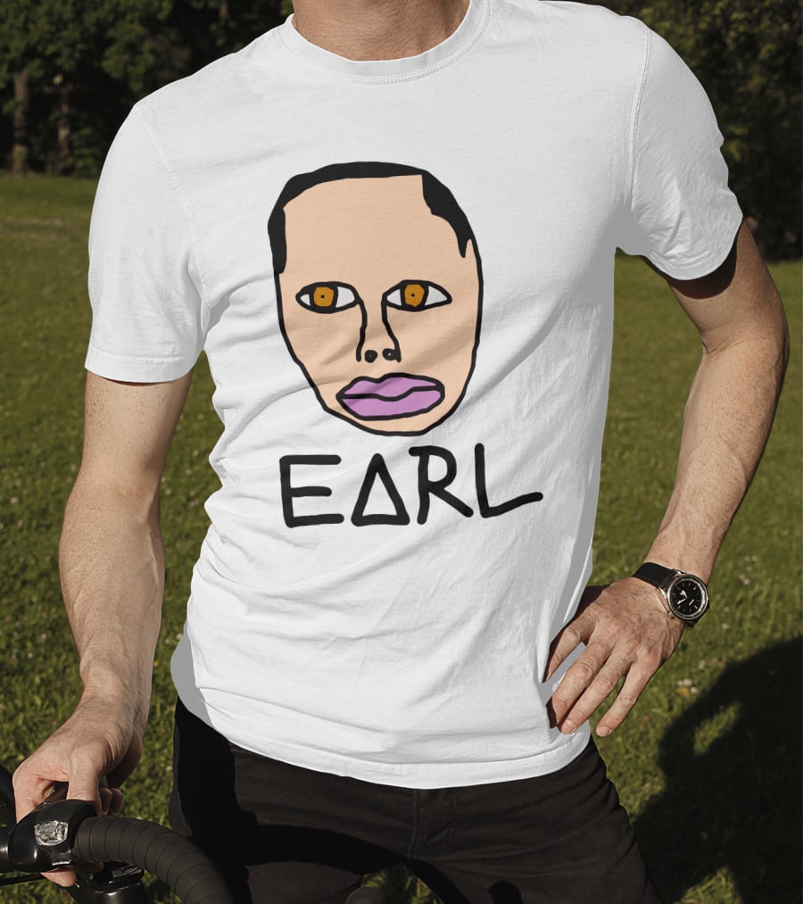Earl Sweatshirt Odd Future Free Earl Face Drawing T-Shirt