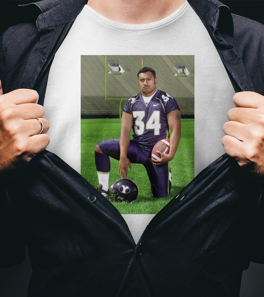 Lane Lunt Kalani BYU Football 34 T-Shirt