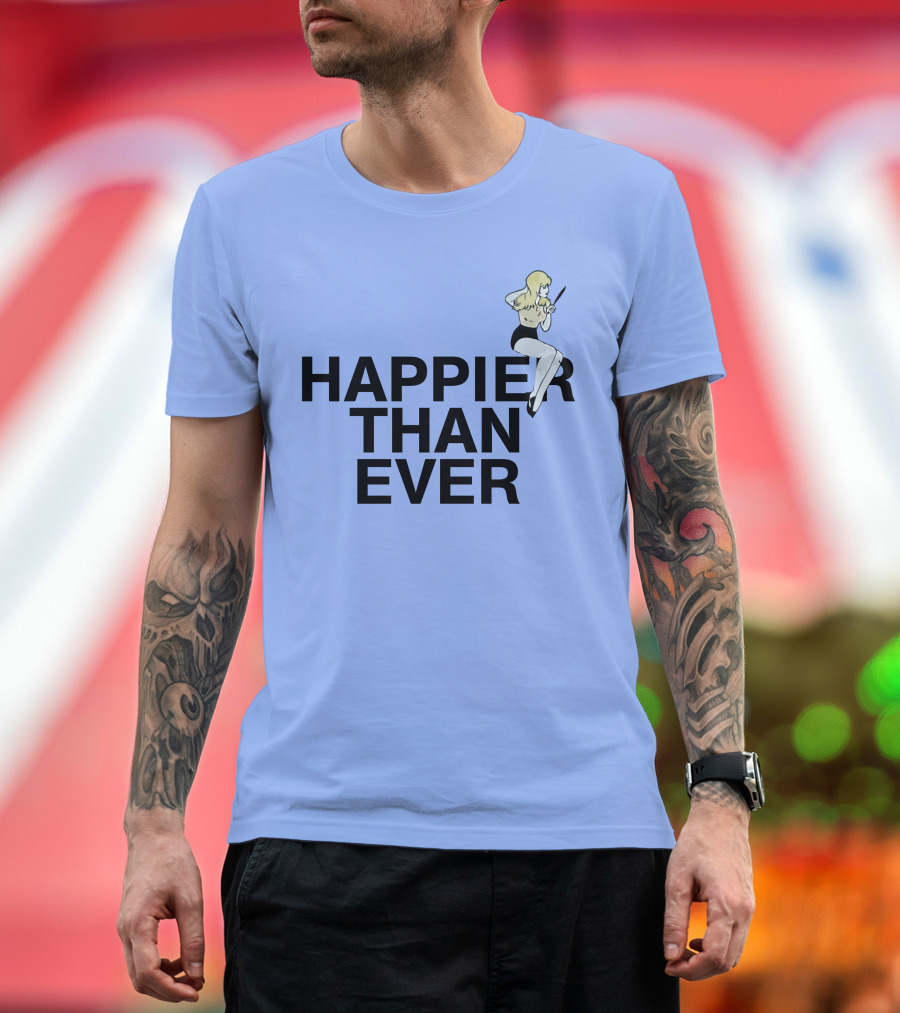 Happier Than Ever Pin-Up T-Shirt
