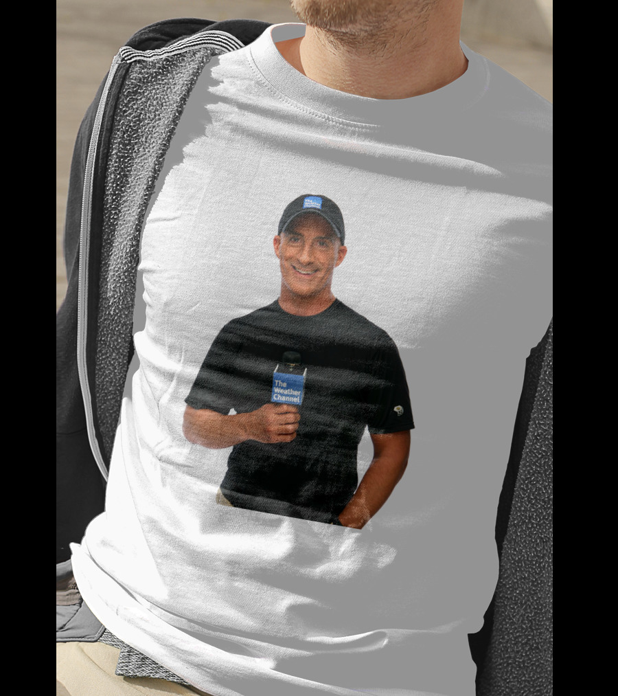 Jim Cantore The Weather Channel Mic And Cap T-Shirt