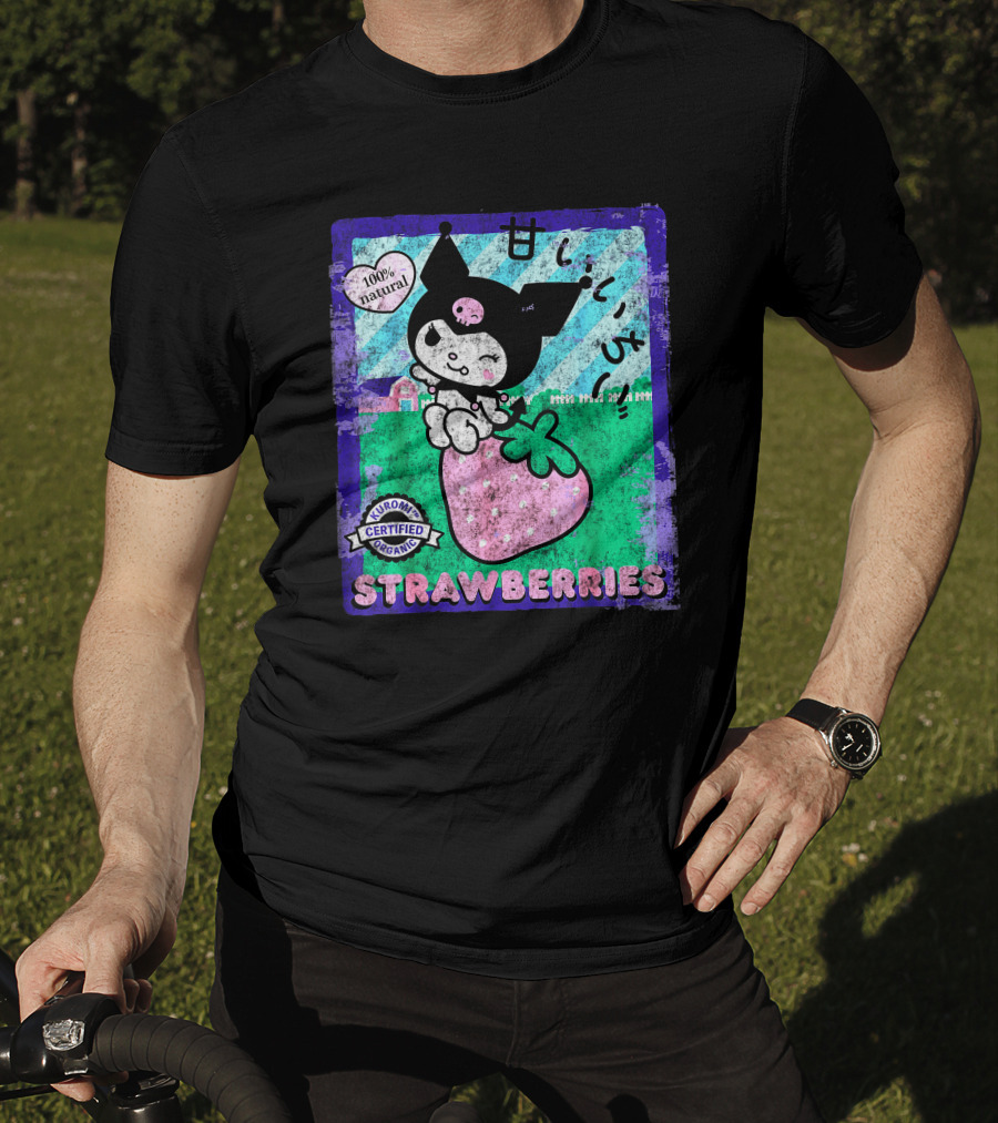 Kuromi Certified Organic 100% Natural Strawberries T-Shirt