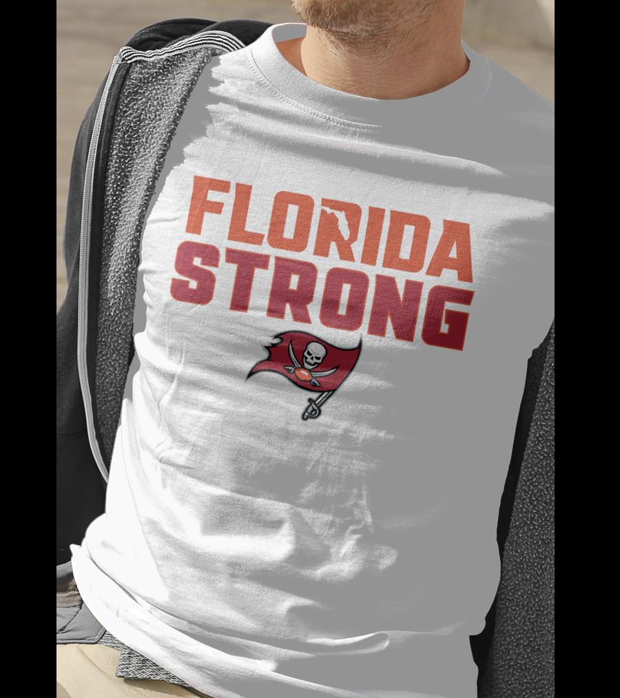 Florida Strong Buccaneers Logo Elements T-Shirt