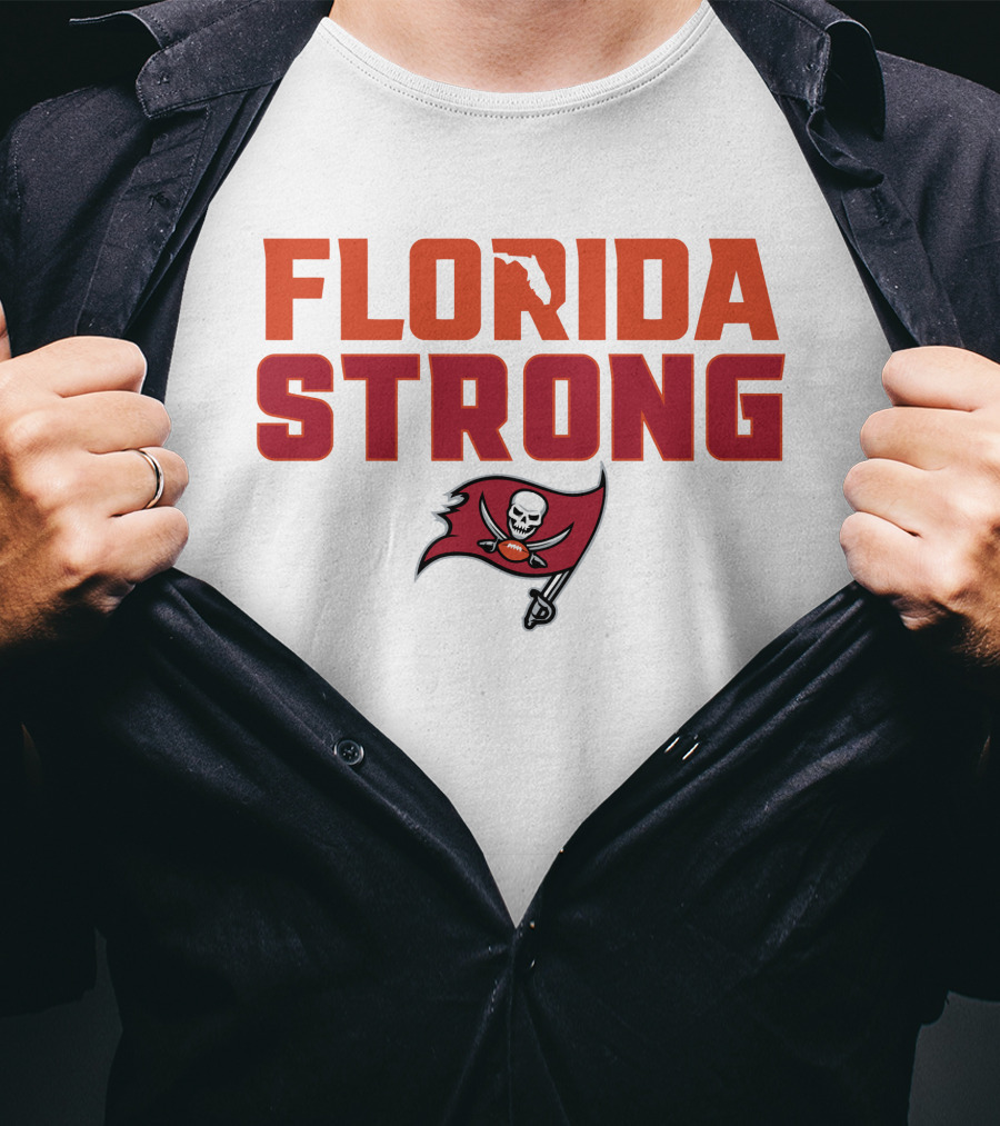 Florida Strong Buccaneers Logo Elements T-Shirt