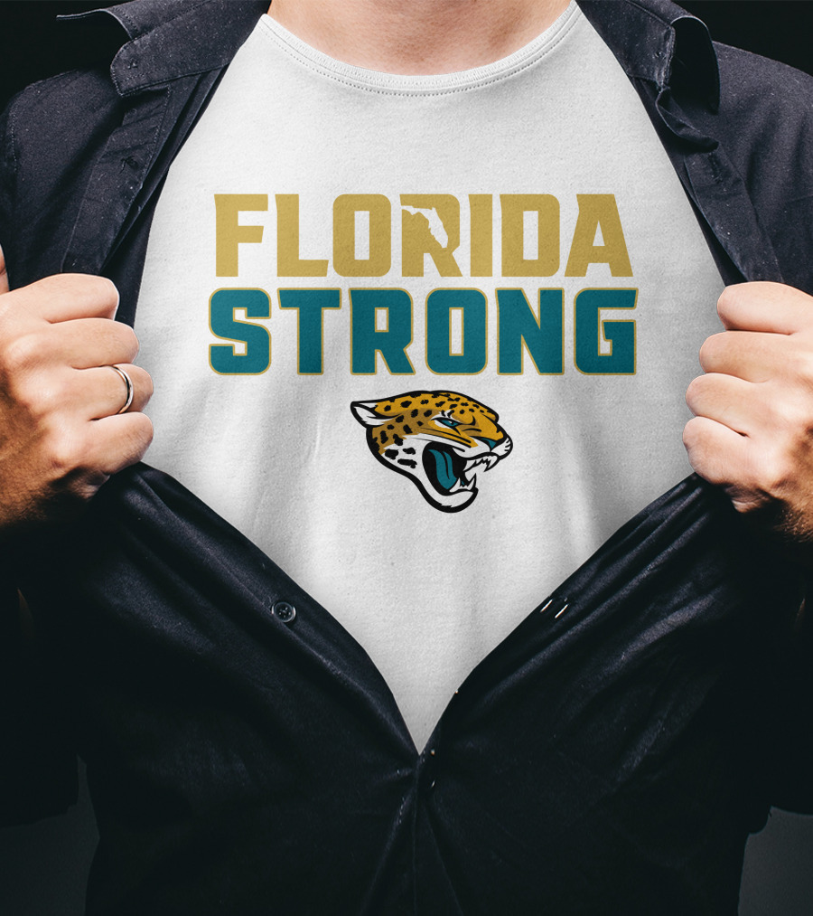 Florida Strong Jacksonville Jaguars Fan Gear T-Shirt