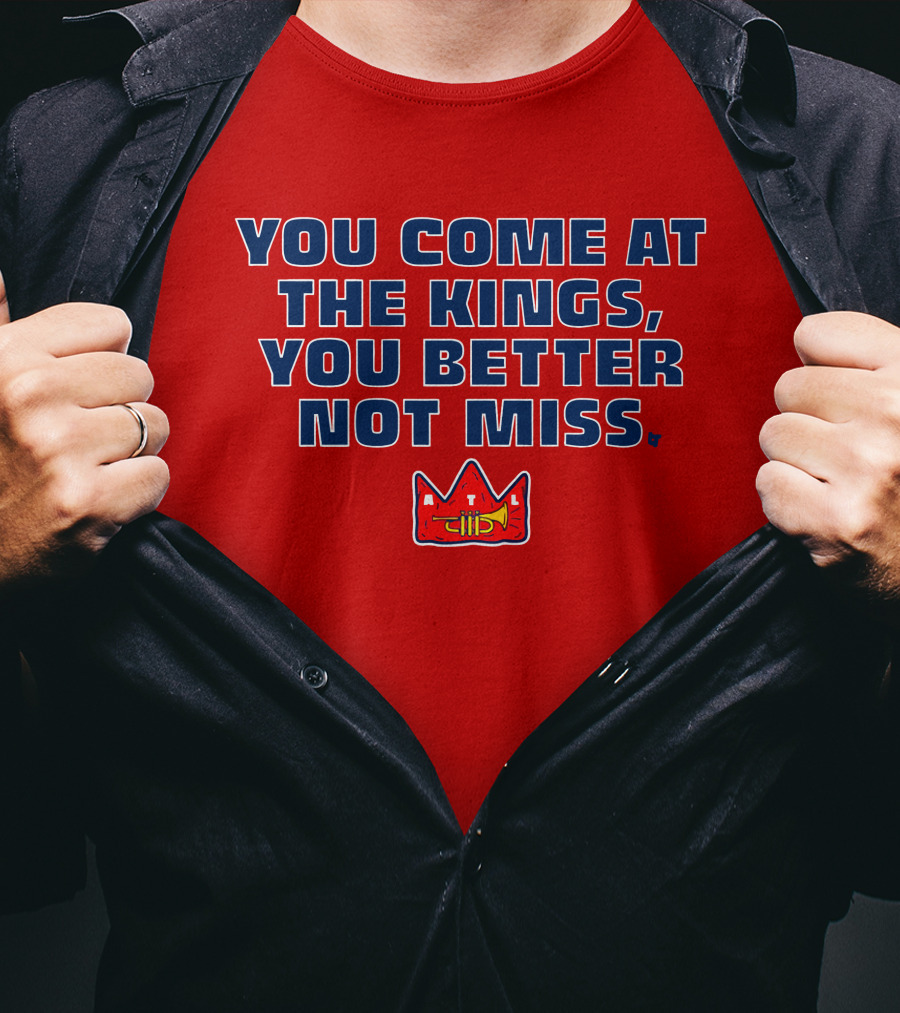 You Come At The Kings Crown Symbol Bold Warning T-Shirt
