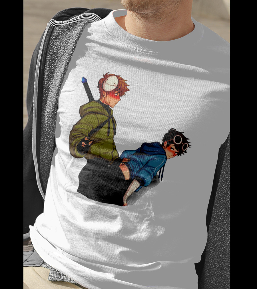 NSFW DNF Dream Team Blushing Character T-Shirt