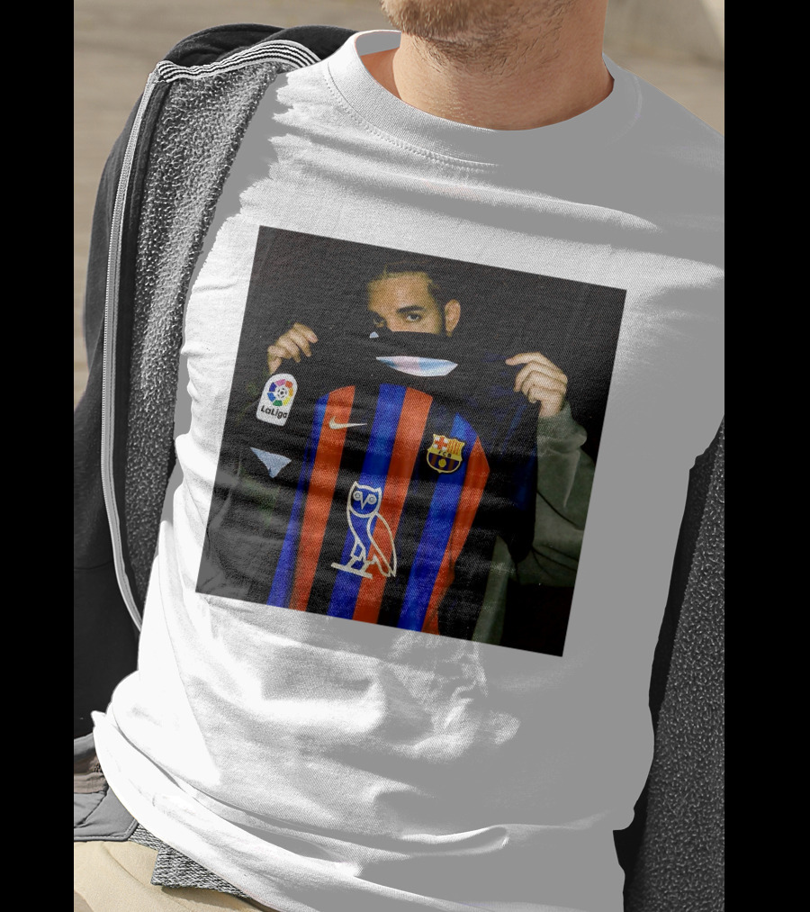 Drake Barcelona La Liga OVO FC Barcelona Jersey T-Shirt