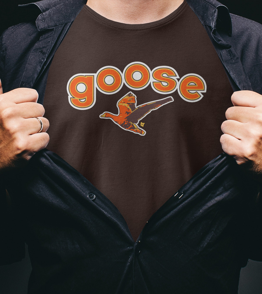 Goose Padres Brown And Orange T-Shirt