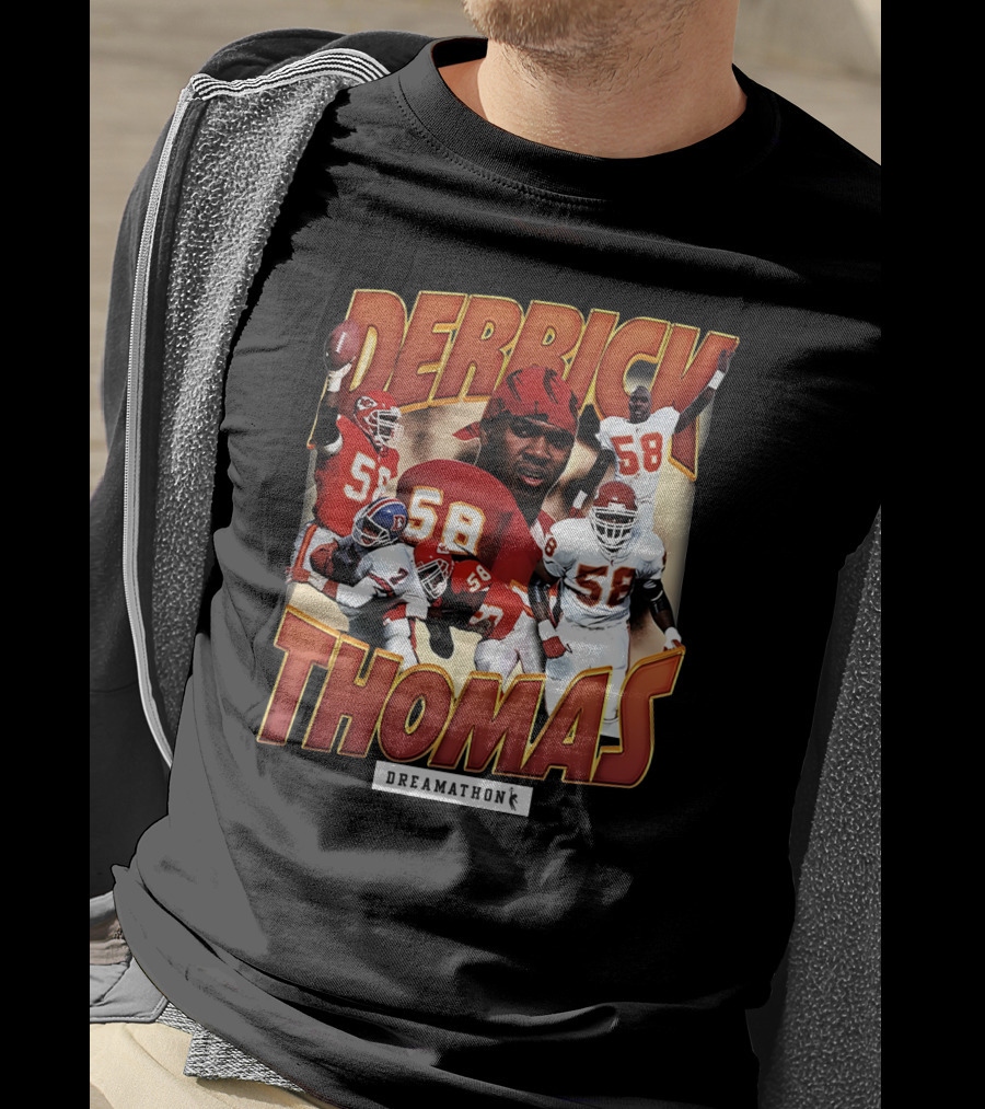 Derrick Thomas Dreamathon Football Legends 58 T-Shirt