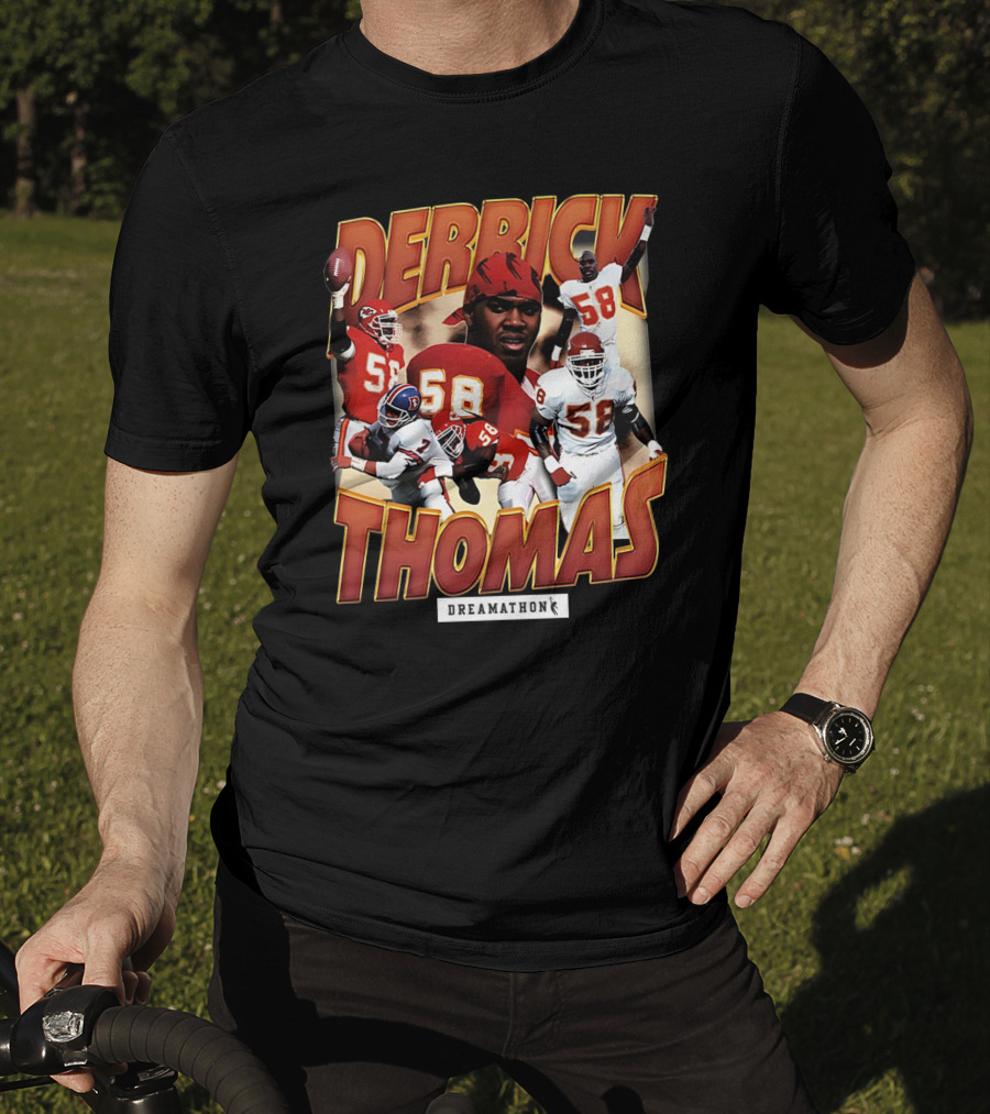Derrick Thomas Dreamathon Football Legends 58 T-Shirt