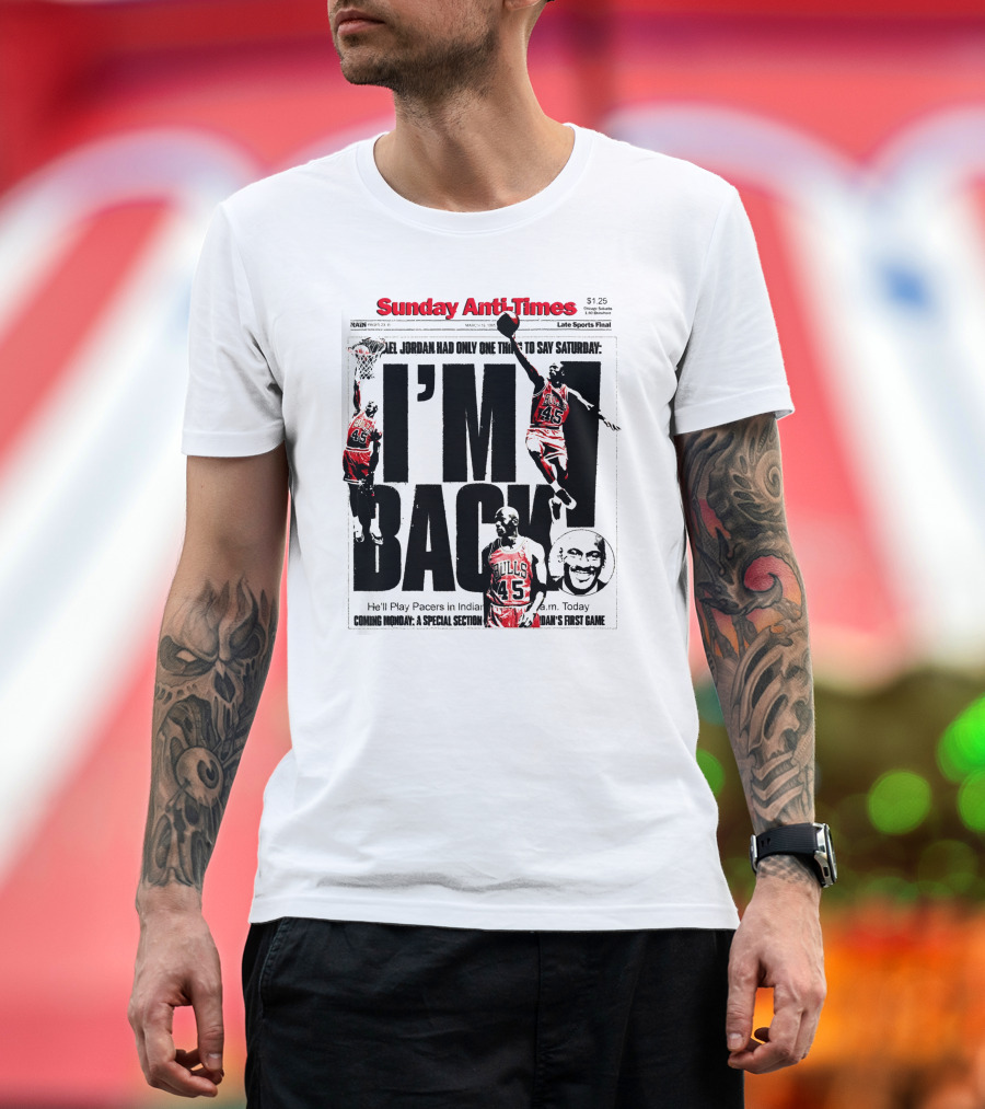 Sunday Anti-Times Zion Williamson I'm Back T-Shirt
