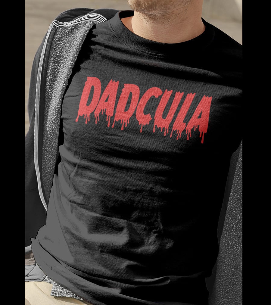 DADCULA Red Spooky Dripping Halloween T-Shirt