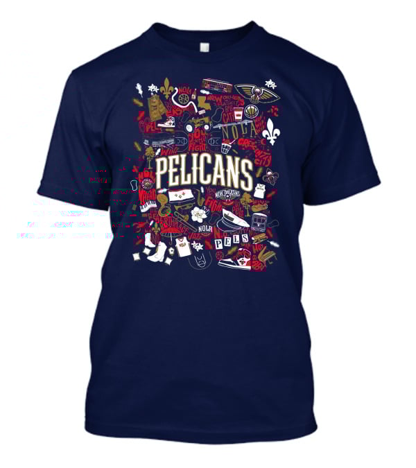 Pelicans NOLA Opening Night Smoothie King Fleur-de-Lis New Orleans Jazz Basketball T-Shirt
