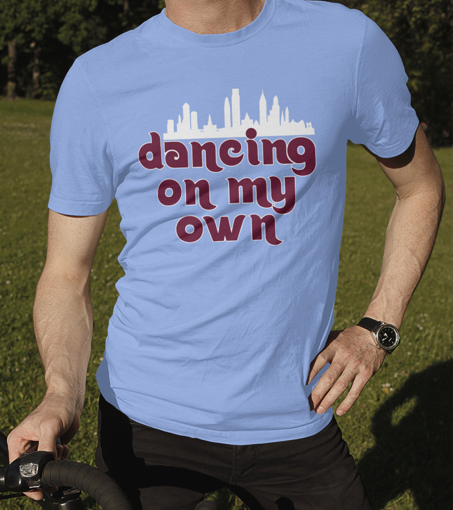 Phillies Dancing On My Own City Skyline T-Shirt