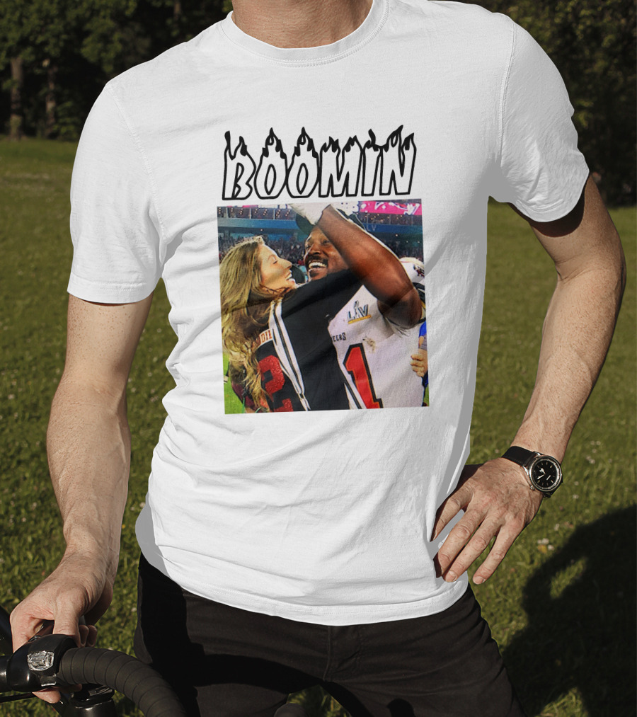 Boomin Antonio Brown Gisele NFL T-Shirt