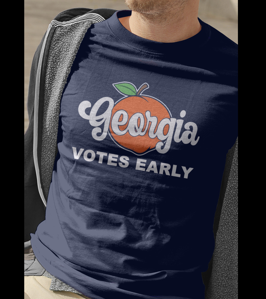 Georgia Votes Early Peach T-Shirt