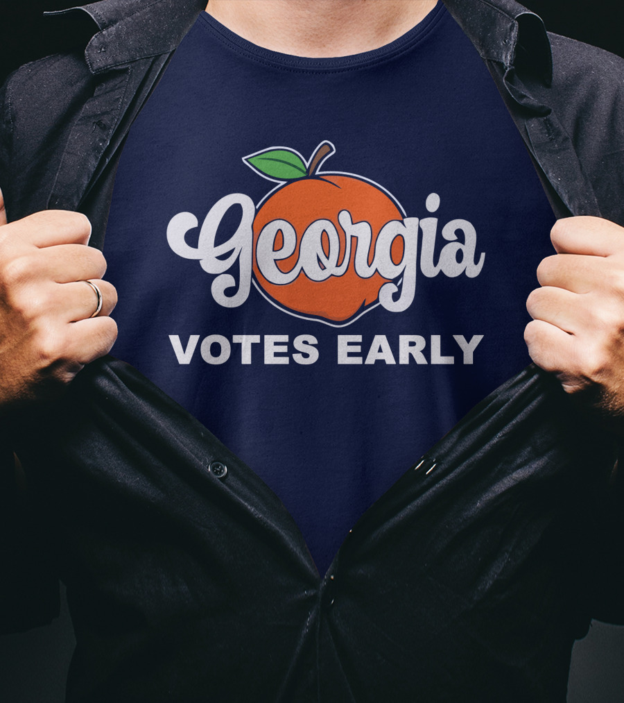 Georgia Votes Early Peach T-Shirt
