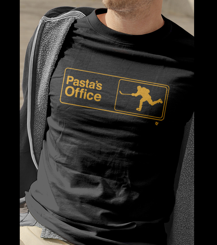 David Pastrnak Pasta's Office Hockey T-Shirt
