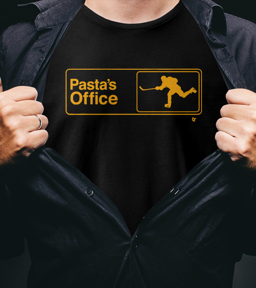 David Pastrnak Pasta's Office Hockey T-Shirt