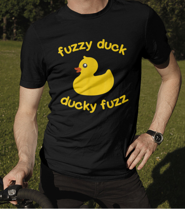 Fuzzy Duck Ducky Fuzz Rubber Duck Toy T-Shirt
