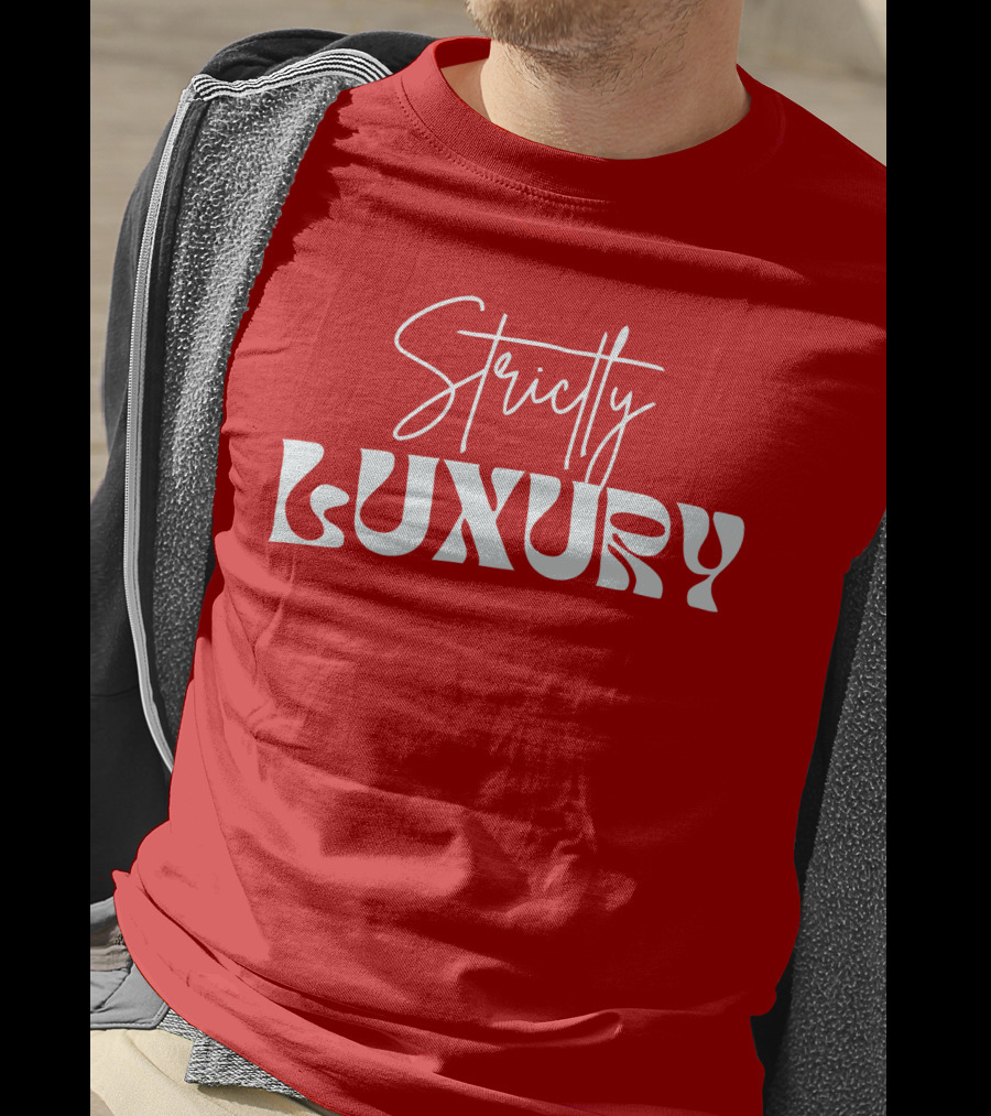 Strictly Luxury Red Cropped T-Shirt