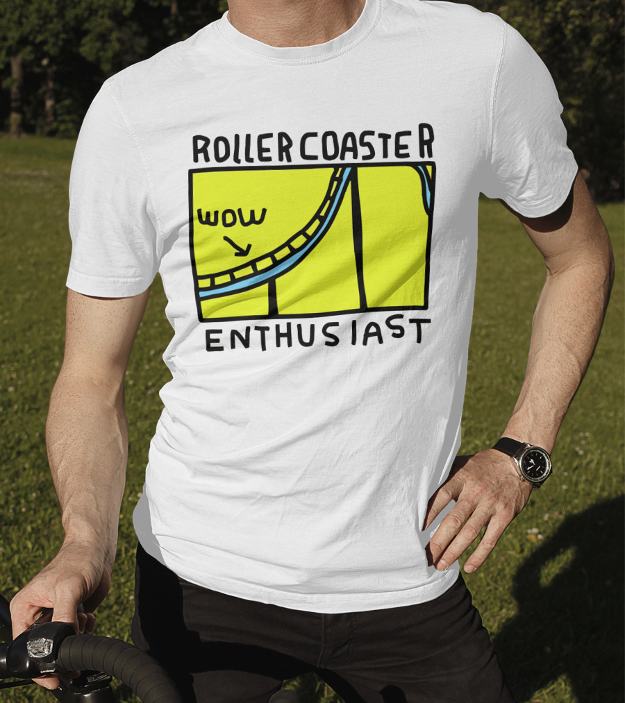 Roller Coaster Enthusiast Wow T-Shirt