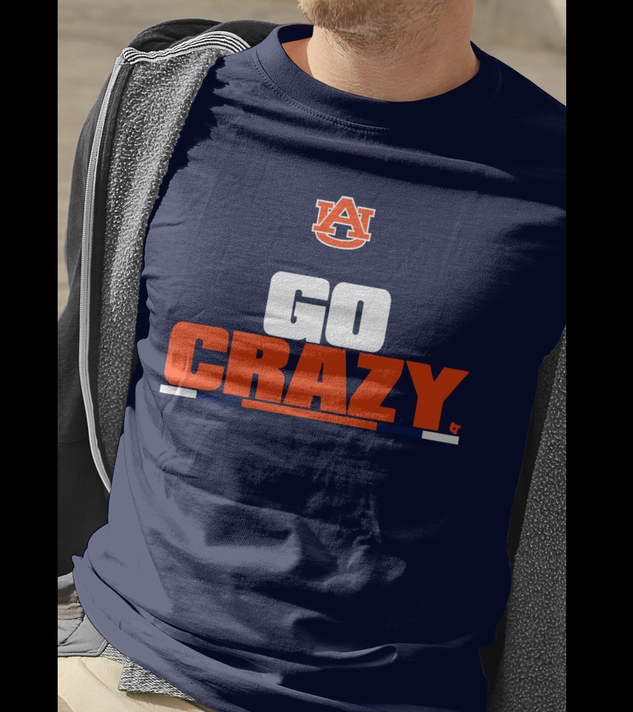 Auburn University Go Crazy Football Tigers T-Shirt
