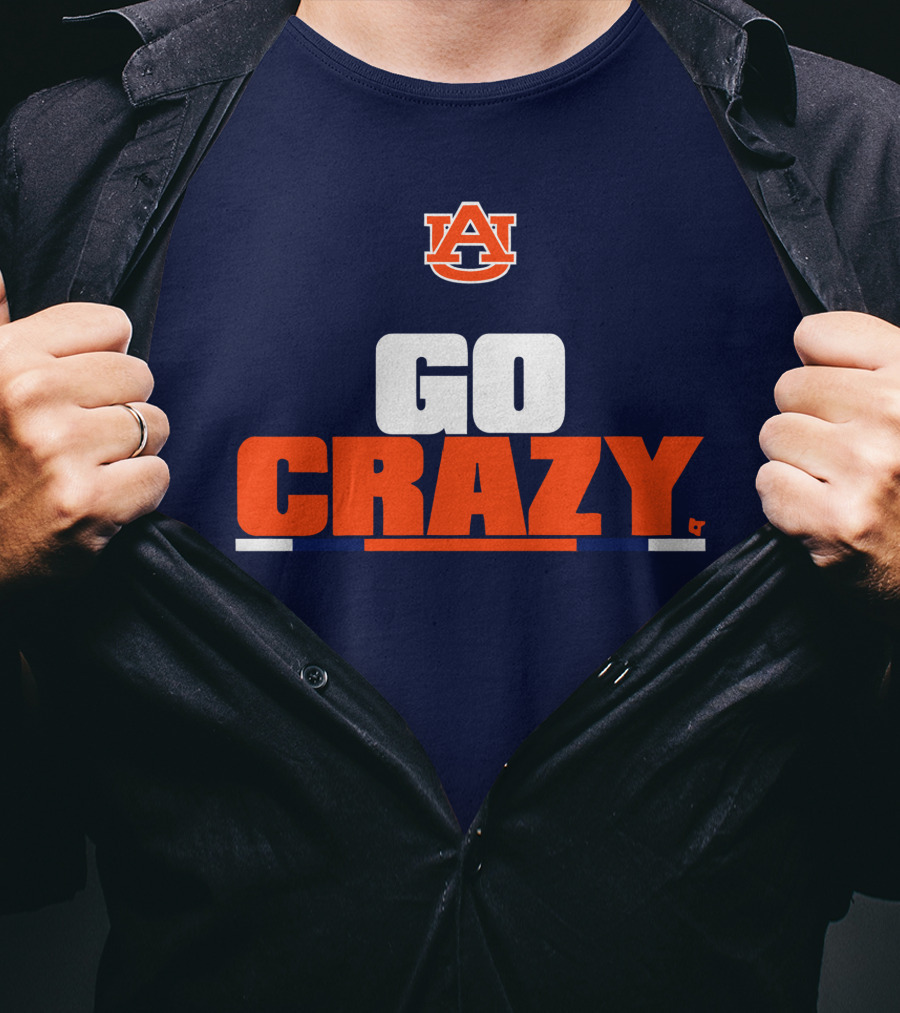 Auburn University Go Crazy Football Tigers T-Shirt