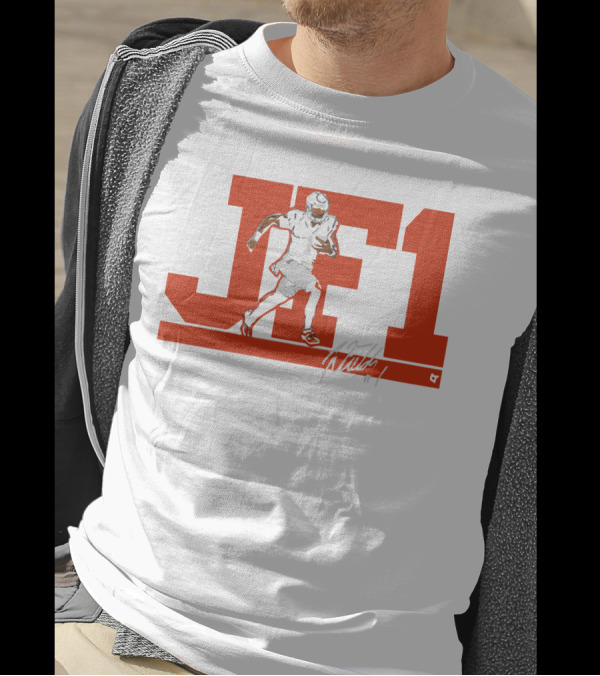 JF1 Justin Fields Football Signature T-Shirt