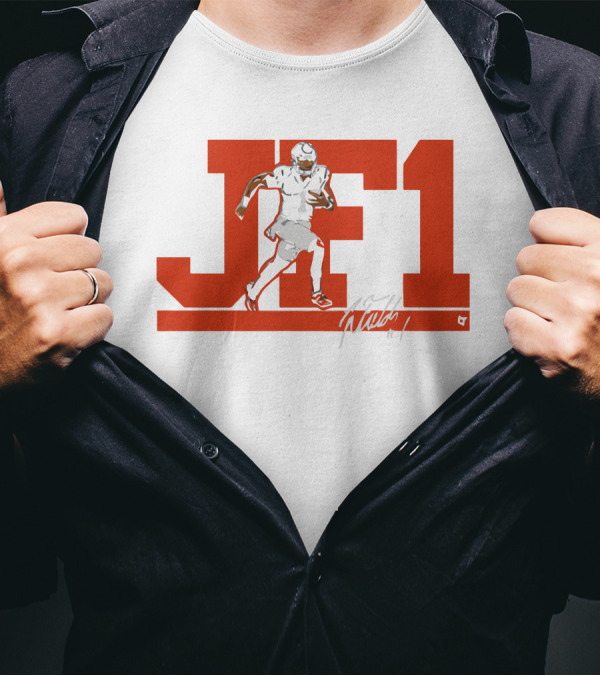 JF1 Justin Fields Football Signature T-Shirt