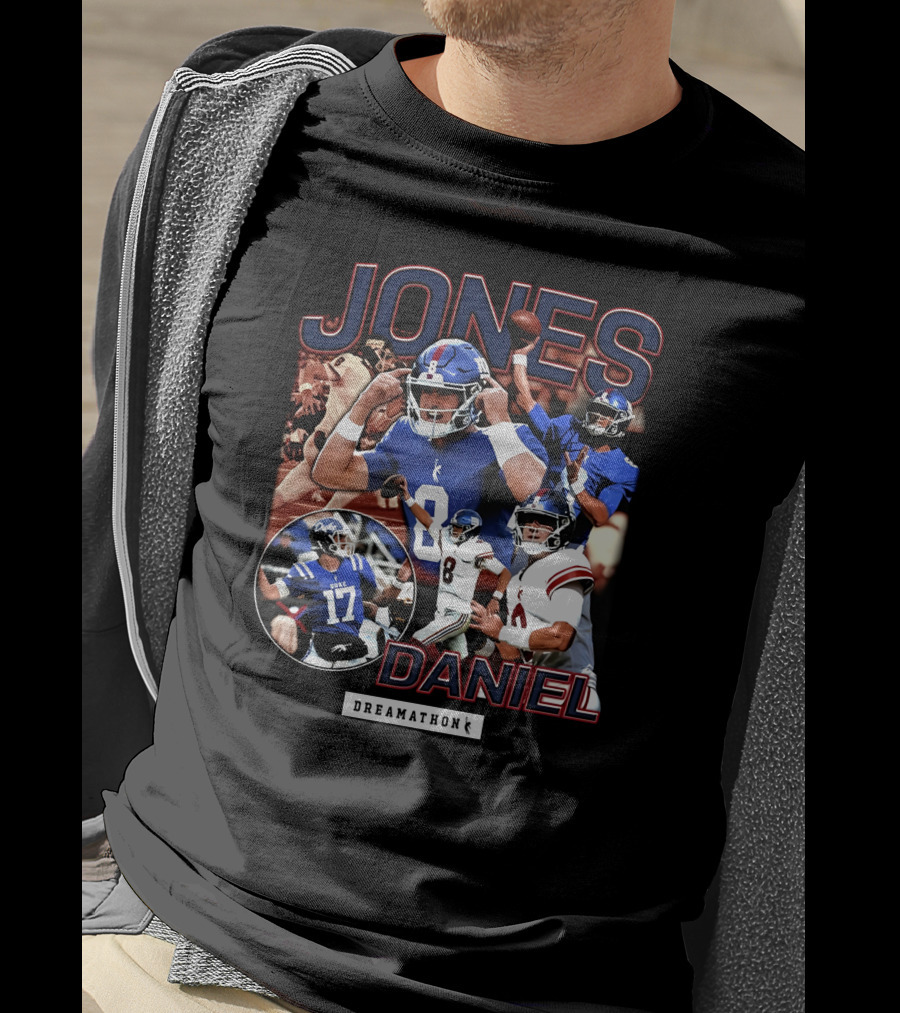 Daniel Jones Dreamathon Football Highlights T-Shirt