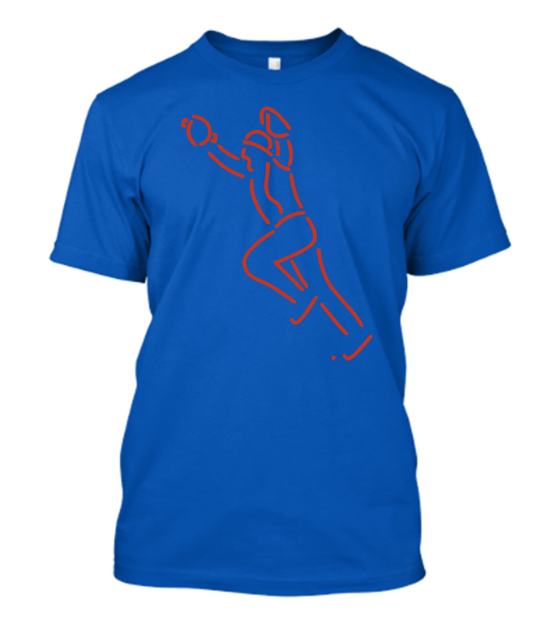 The Kid Neon Baseball Catch Line T-Shirt
