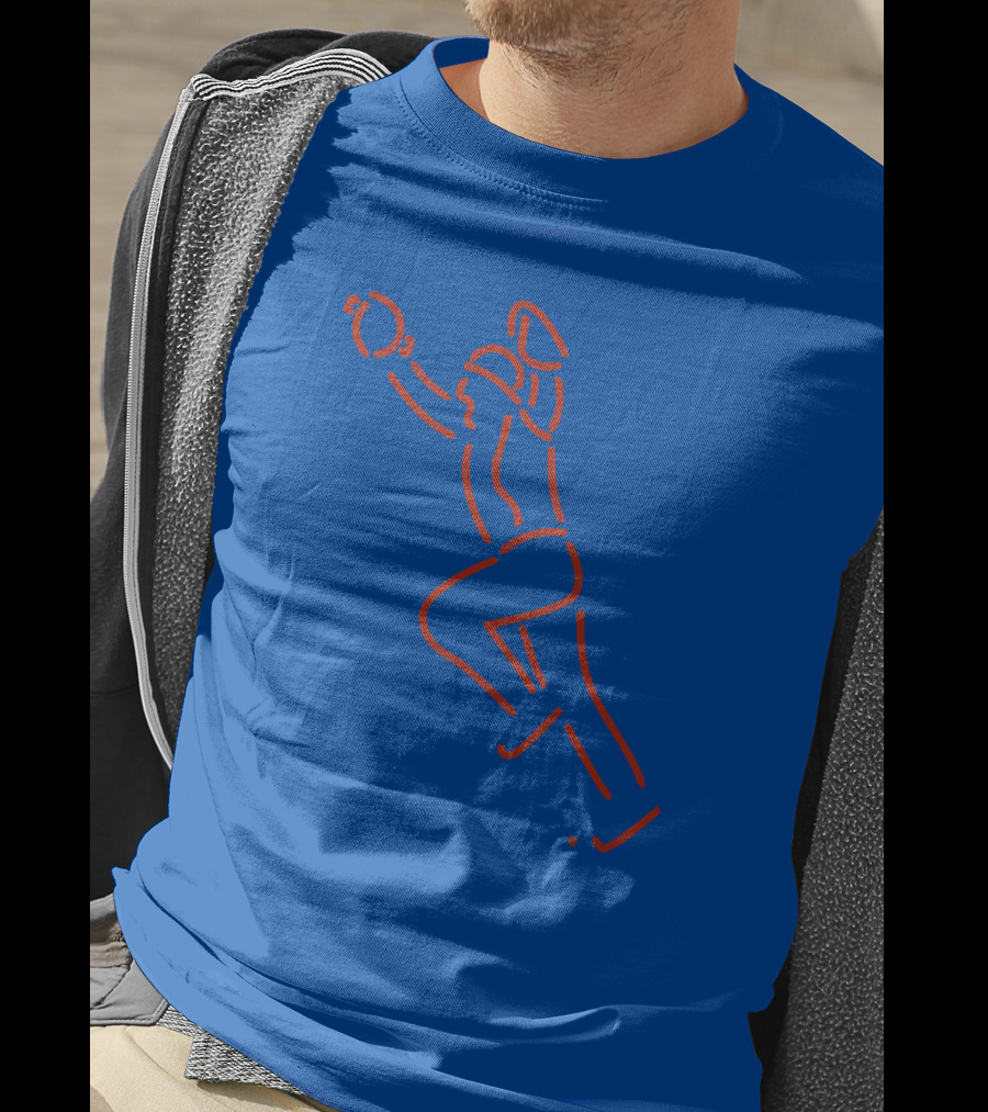 The Kid Neon Baseball Catch Line T-Shirt