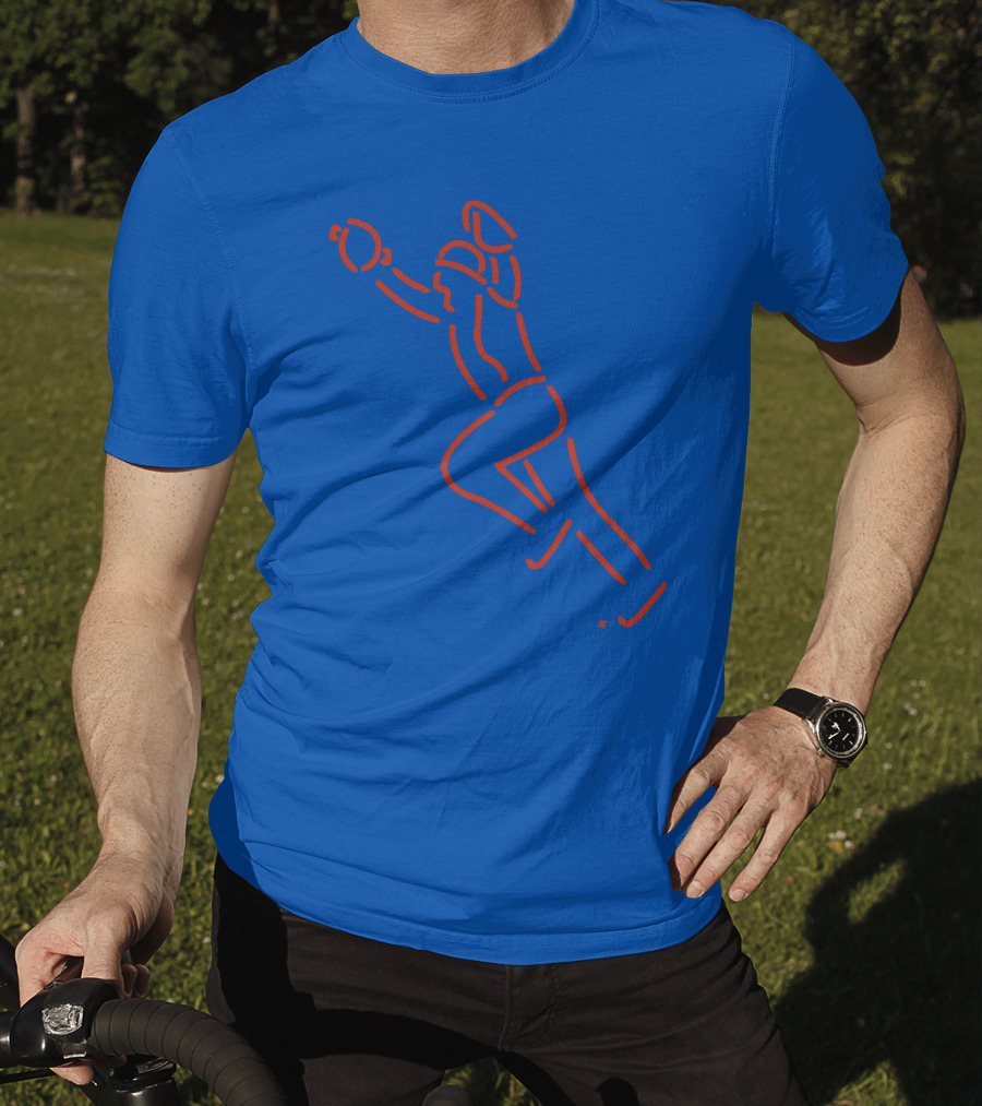 The Kid Neon Baseball Catch Line T-Shirt