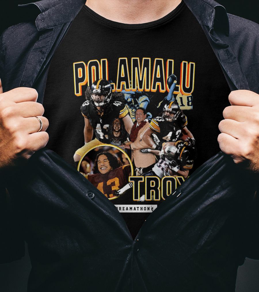 POLAMALU TROY DREAMATHON T-Shirt