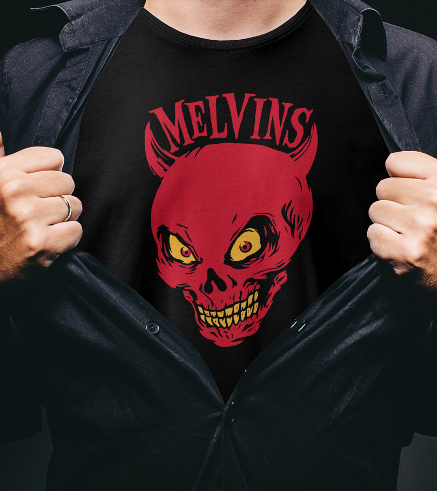 Melvins Red Devil Skull T-Shirt