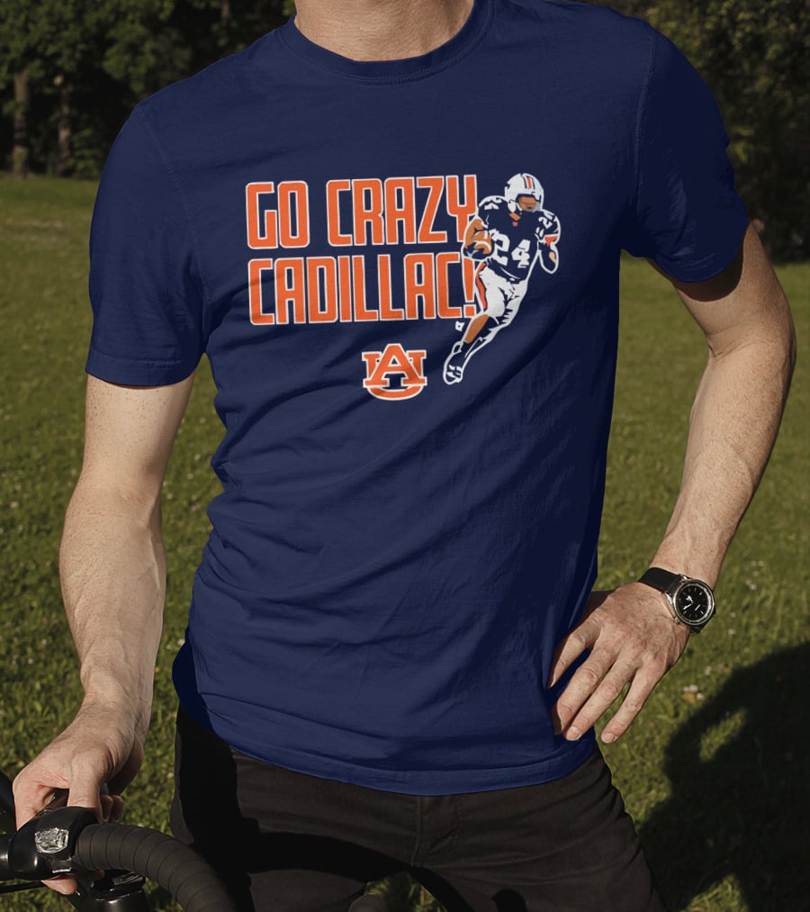 Auburn Football Go Crazy Cadillac Running Back 24 T-Shirt