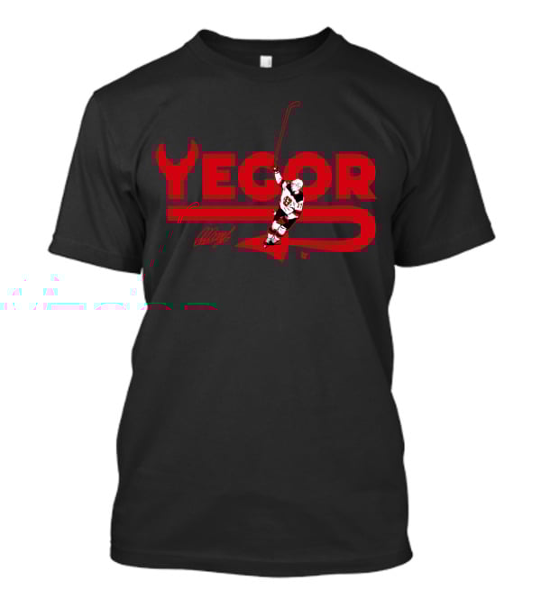 Yegor Sharangovich Celly Hockey Celebration T-Shirt