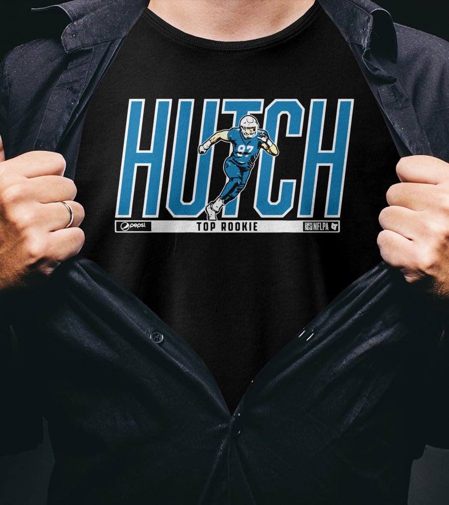 Hutchinson 97 Top Rookie Hutch Pepsi NFLPA T-Shirt